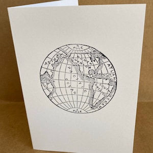 Carta del globo antico