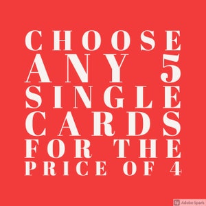 5 carte al prezzo di 4