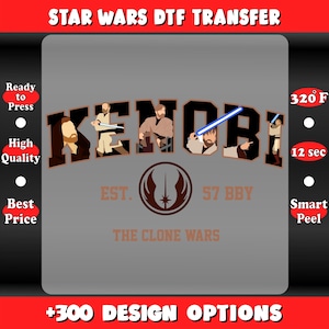 Starwars Iron on Heat Transfer - Etsy