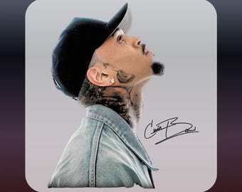 Chris Brown 11:11 Tour DTF Transfer, Ready to Press Heat Transfer, Breezy Bowl 2025 Concert Merch, CB Fan Gift