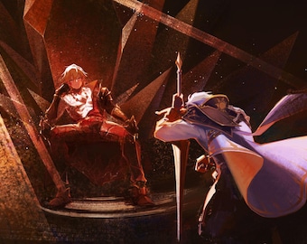 Honkai Star Rail Poster | Phaidei Phainon Mydei Anime Art Print