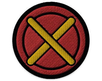 Großer Anime Button - Aufnäher gestickt