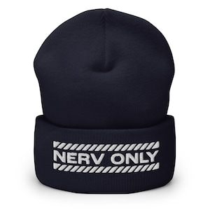 NERV ONLY - Embroidered Cuffed Beanie