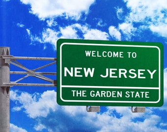 Bienvenido a Nueva Jersey - Impresiones en metal