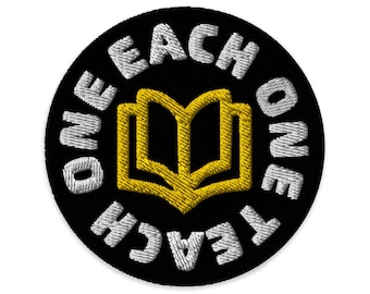 Each One Teach One - Embroidered patches