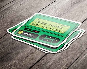 Hack The Planet #4 - stickers