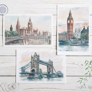 London postcard - Etsy 日本