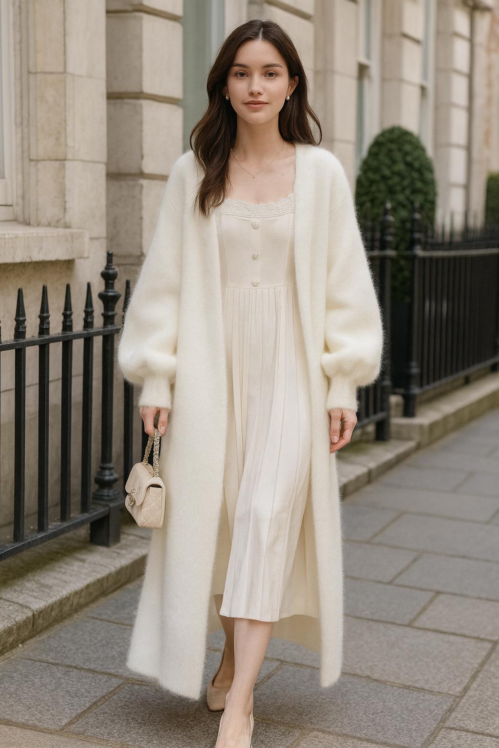 Coat Ladies Cream Coat - Etsy