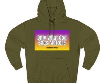 Sudadera con capucha de tres paneles de polar