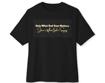 Camiseta "Solo importa lo que Dios dice" / Sigue la Palabra, no al rebaño