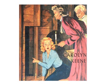 Hidden Staircase -- Kindle Book Case Made from Vintage Nancy Drew Book, Butterfly Print Inside, Fits Kindle Fire, Nook, Galaxy Tab, Kobo