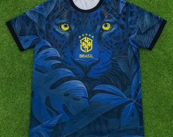 Camiseta de fútbol de Brasil Edición Ciudad 2025: camiseta de fútbol de manga corta para hombre y niño, ideal para entrenamiento de verano o para deporte informal.