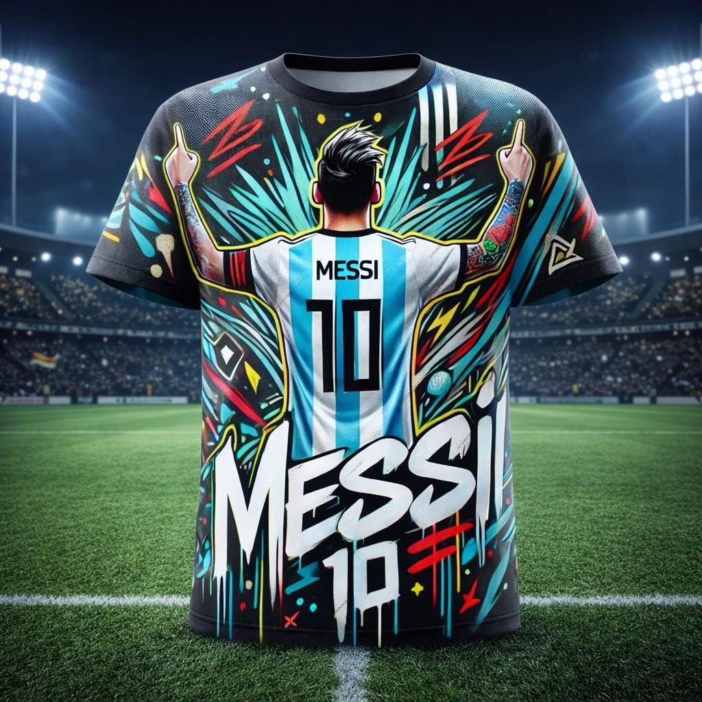 Leo Messi Tshirt - Etsy