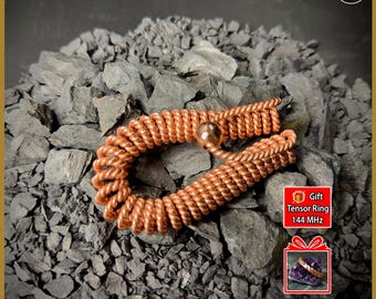Tensor Ring Sacred Cubit Feedback Loop – Handmade Copper 144 MHz Energy Tool