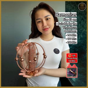 Harmoniser - Kupfer Energie Gerät für Raum Reinigung & EMF Neutralisierung
