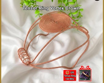 Vortex Krone - Kupfer Energie Ring, Heilstein und Kristall