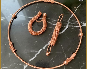Pure Copper Tensor Water Charger Kit – Sacred Cubit Ring, Acu-Vac Coil & Feedback Loop