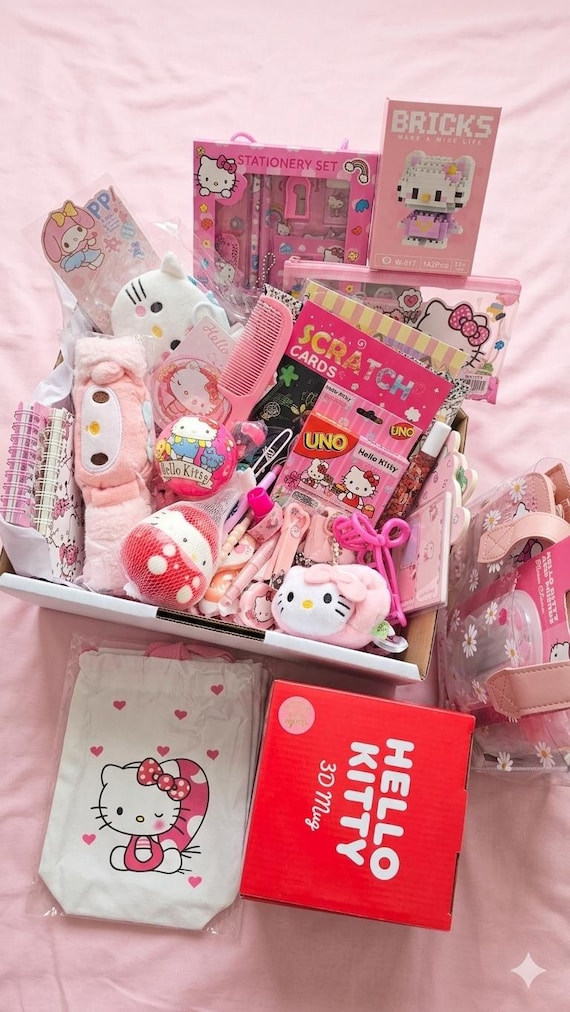 Kawaii Mystery Scoop Box – Pastel Stationery, Surprise Accessories, Gifts, Hampers & More (Australia based)