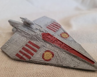 Destructor Estelar Acclimator pintado - Miniatura de Star Wars Armada