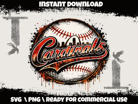 Cardinals PNG  SVG | Sports Team Cricut File (Digital Download)
