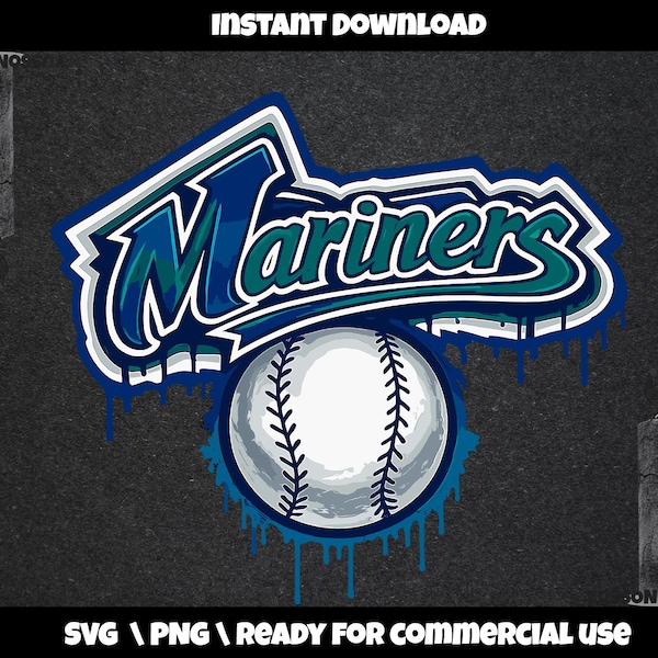 Mariners PNG  SVG | Sports Team Cricut File (Digital Download)