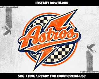Astros PNG SVG | Sublimation Print File | Transparent Background | Instant Download