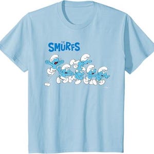 PUFFI THE SMURF TSHIRT BAMBINO T-SHIRT TUTTE LE TAGLIE