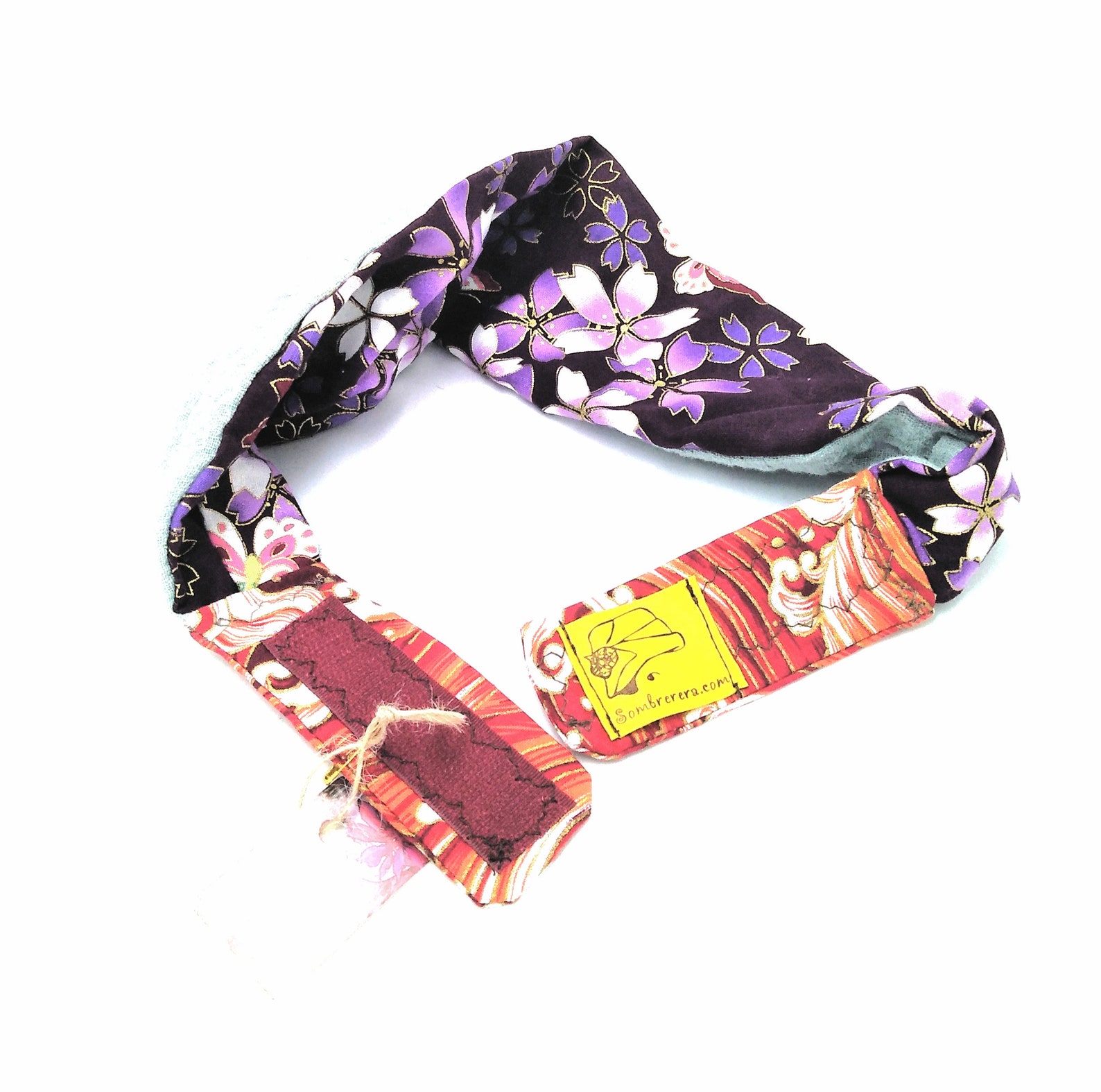 Nice Japanese fabric bandana 100 cotton. Yoga bandana. Etsy