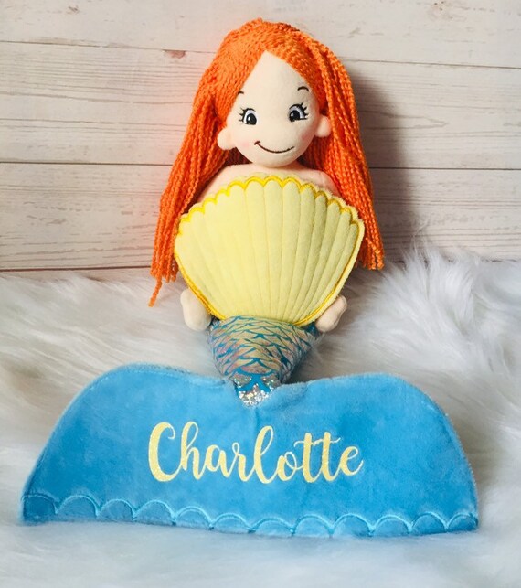 personalized mermaid doll