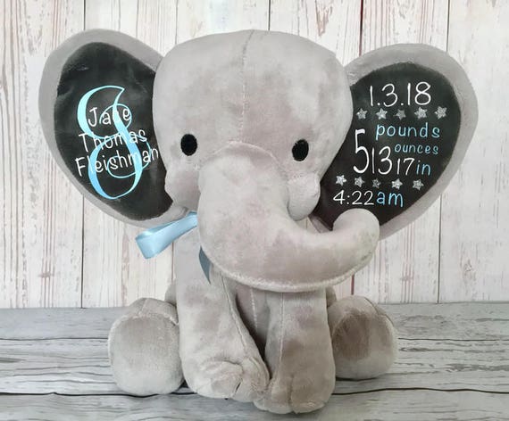 elephant stuffed animal for newborn