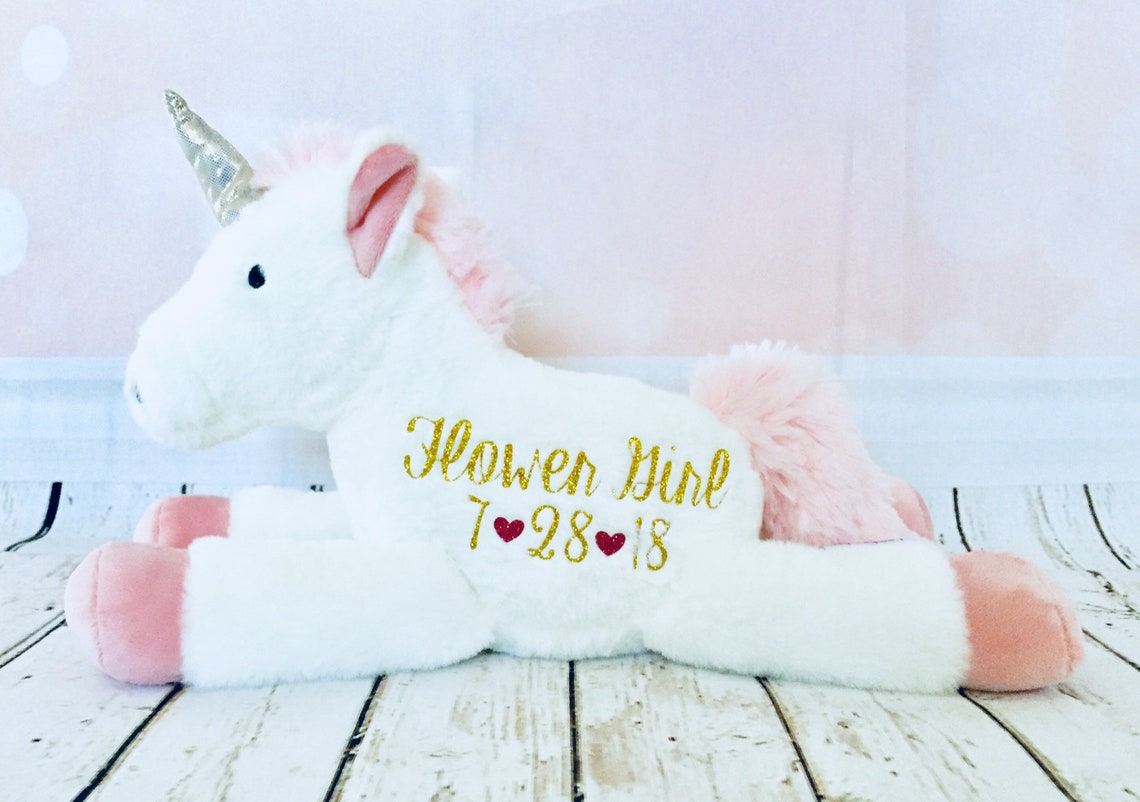 Personalized Unicorn Personalized Flower Girl Gift Gift for Etsy