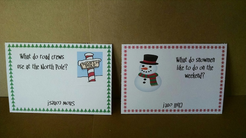 Printable Christmas Lunch Box Jokes - Etsy