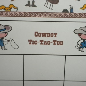 Cowboy Tic Tac Toe Game image 2