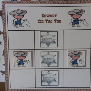 Cowboy Tic Tac Toe Game image 3