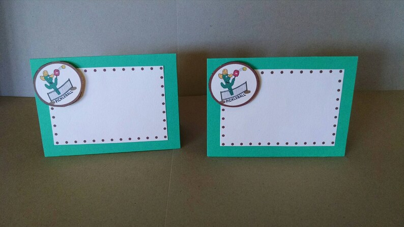 Pickleball Theme Place Cards Etsy
