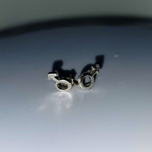 Male symbol earrings, Mars stud earrings image 4