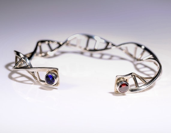 Anello DNA a doppia elica in acciaio inossidabile - Rock & Spark