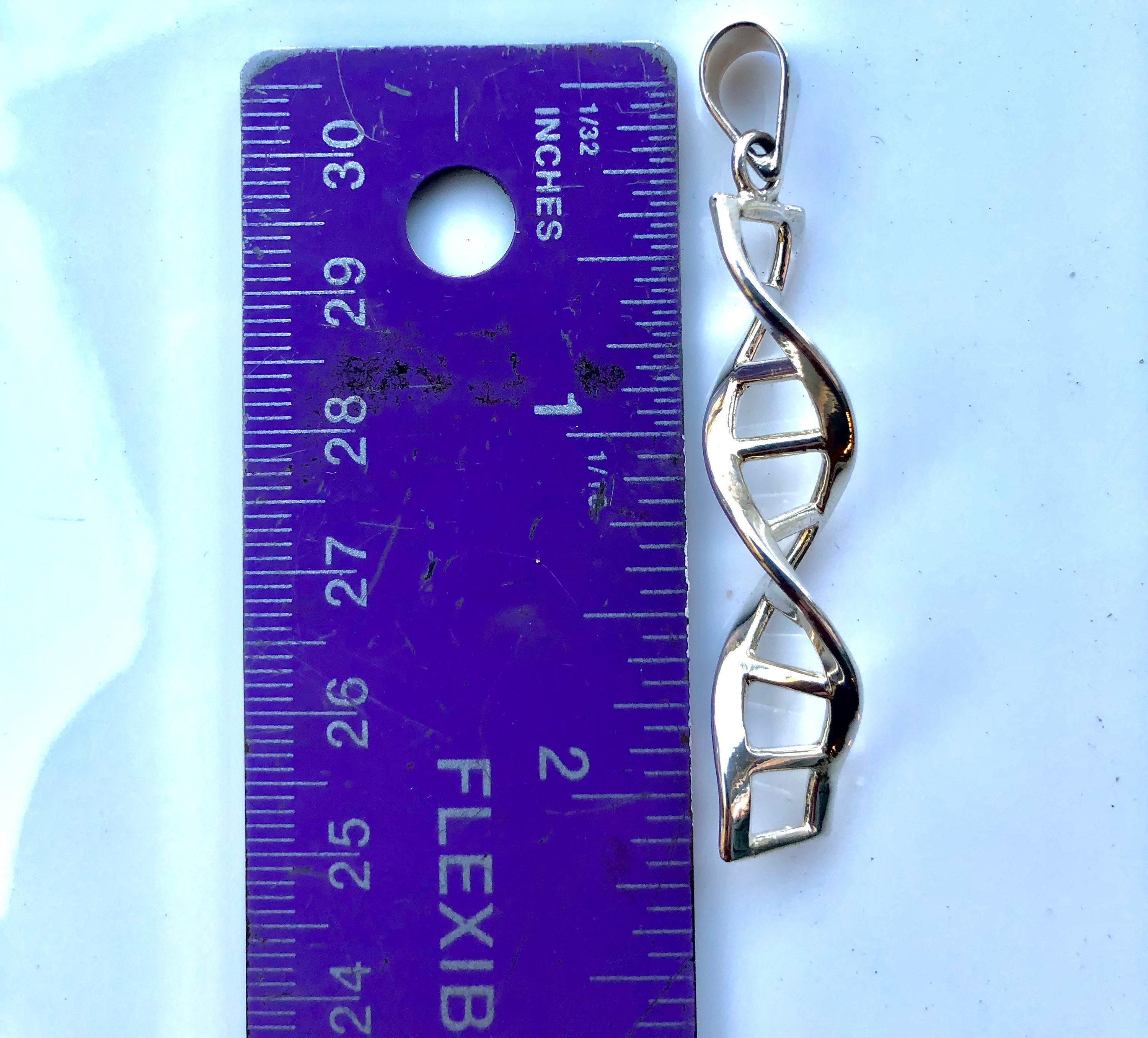 アクセサリー Handmade Vintage Silver DNA Necklace 925 Handmade Vintage Silver DNA Necklace 925