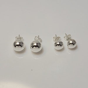 Kugel-Ohrhänger, 8mm, Sterlingsilber, Passendes Accessoire für anderen Kugel-Schmuck Bild 7