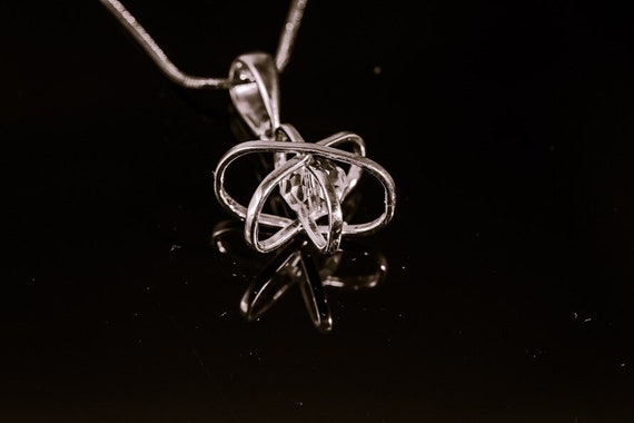 アクセサリー Handmade Vintage Silver DNA Necklace 925 DNA Double Helix Charm Necklace - 925 Sterling Silver