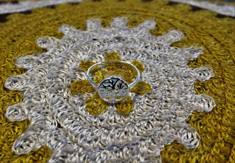 Tree of Life Silver Ring