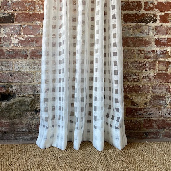 132" Window Pane Sheer