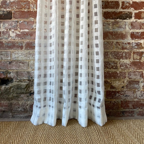 120" Window Pane Sheer