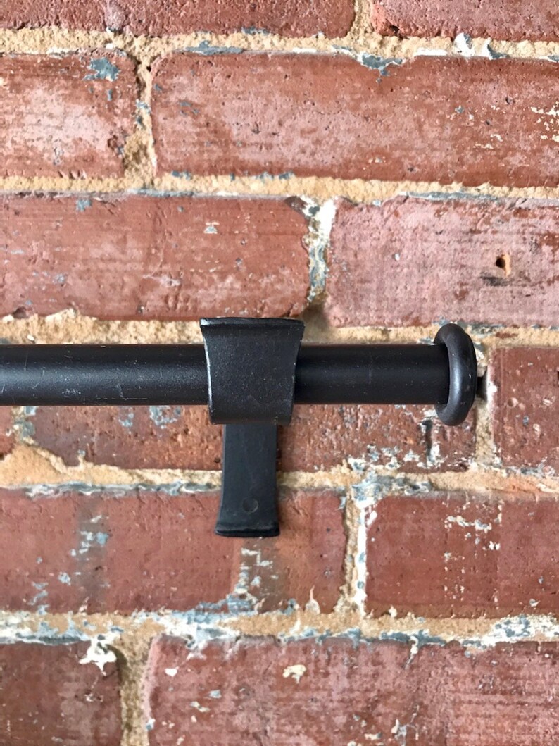 Iron Drapery Hardware Set Etsy