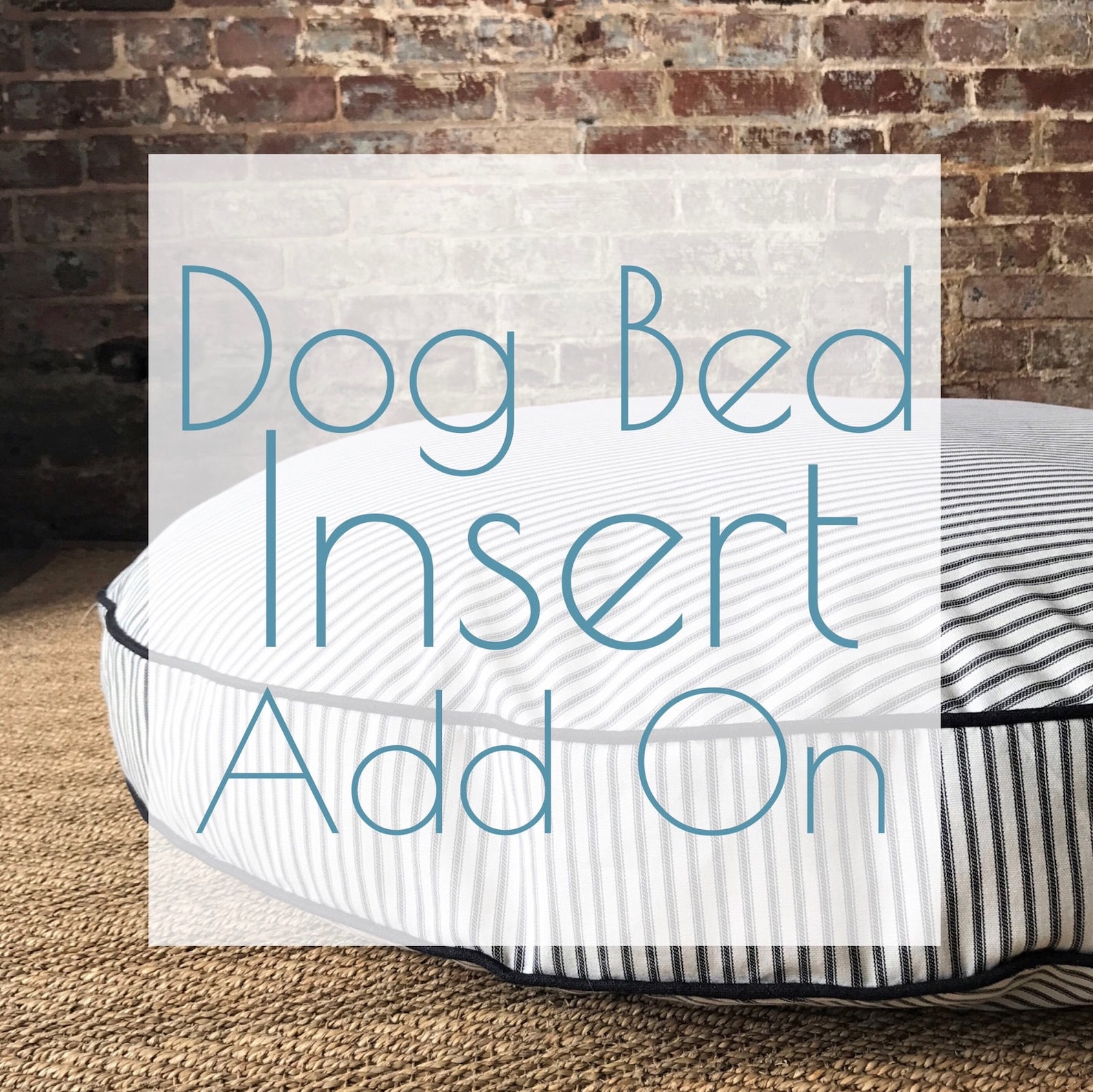 Dog Bed Insert 38 Round Etsy