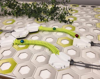 Rieles flexibles compatibles con Gravitrax, extensión para impresión 3D