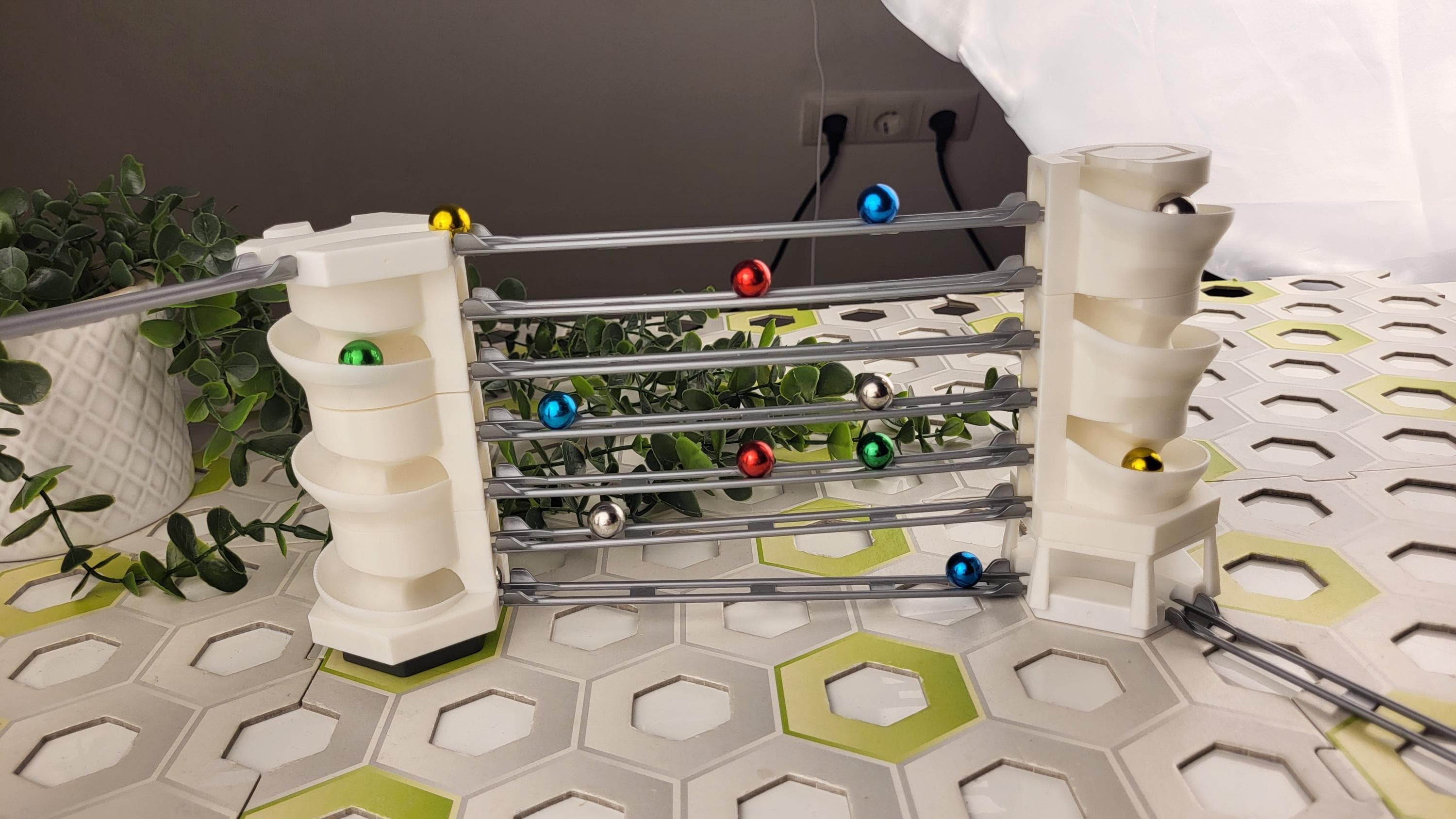 3D Printed Zig Zag Towers For Gravitrax Marble Run - Compatible Expansion, Made In Germany
