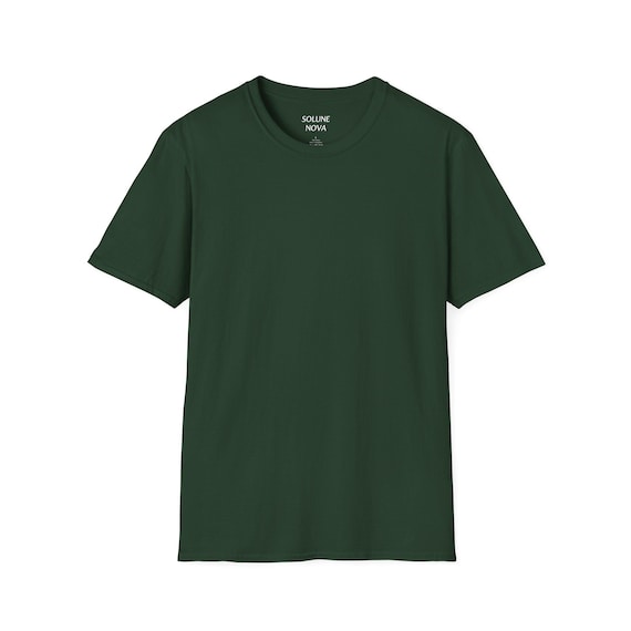 Forest Green Softstyle T-Shirt: Unisex Ring-Spun Cotton Tee