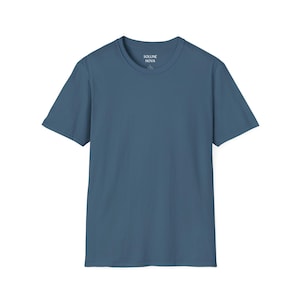 Unisex Indigo Blue Softstyle T-Shirt: Cozy Casual Cotton Tee
