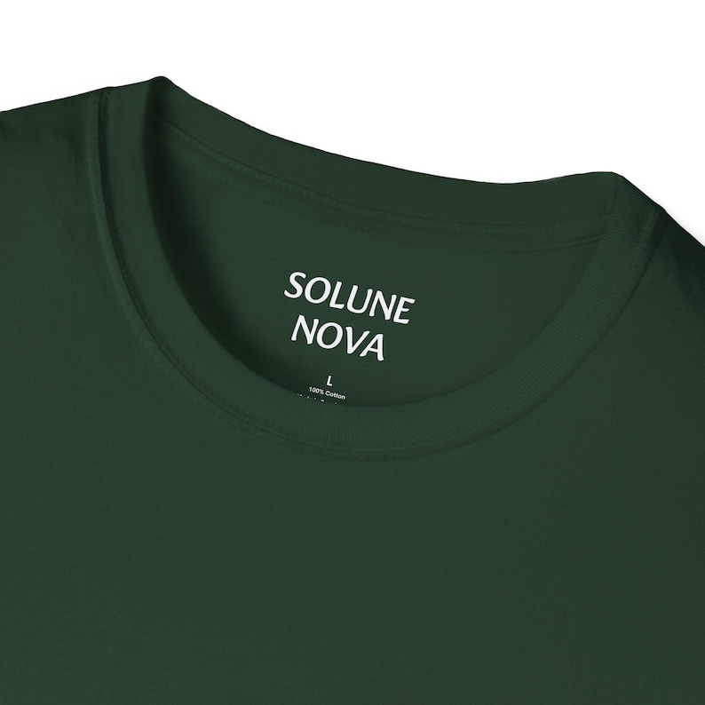 Forest Green Softstyle T-Shirt: Unisex Ring-Spun Cotton Tee image 5